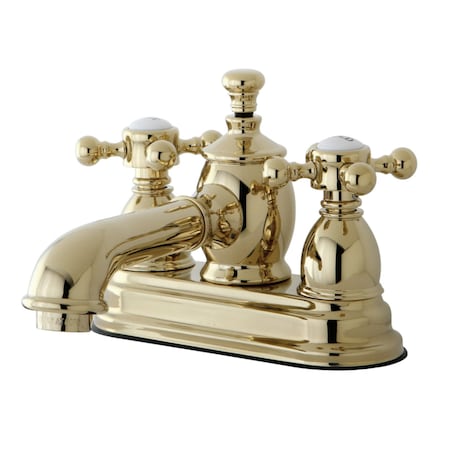 Kingston Brass KS7002BX 4" Centerset Bathroom Faucet, Polished Brass KS7002BX